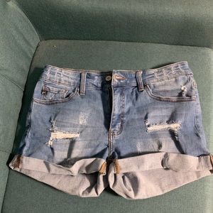 Blue JEAN Shorts!!
